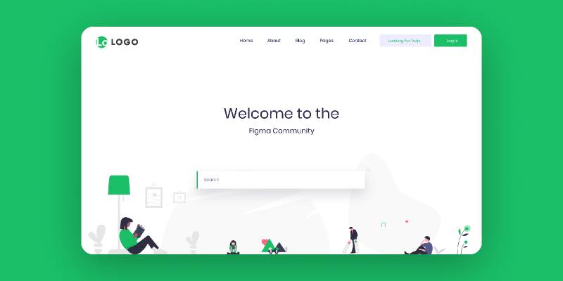 Figma Web Design Template