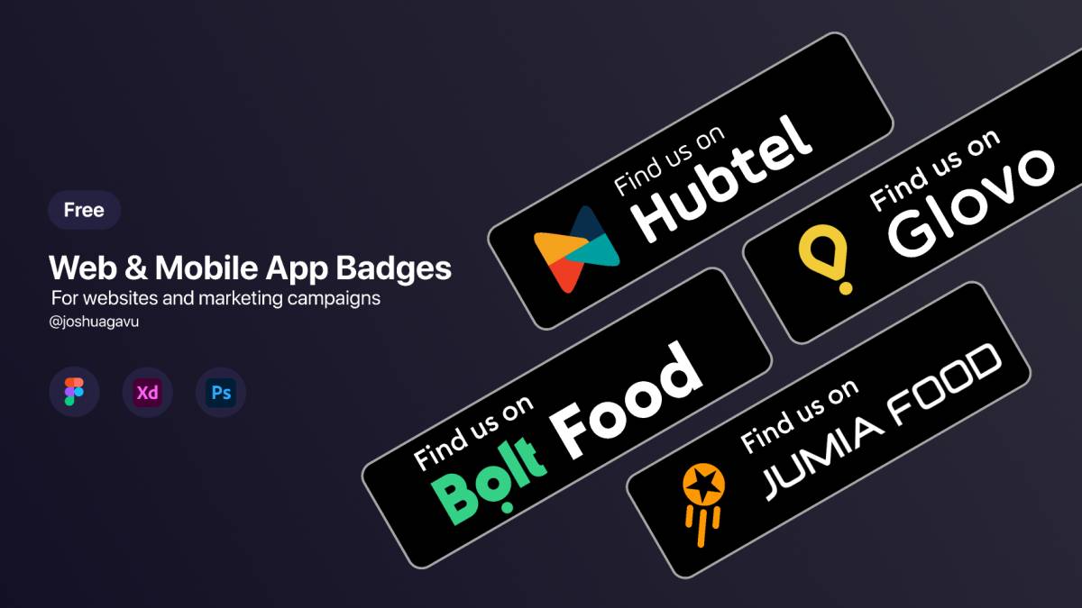 Figma Web & Mobile App Badges