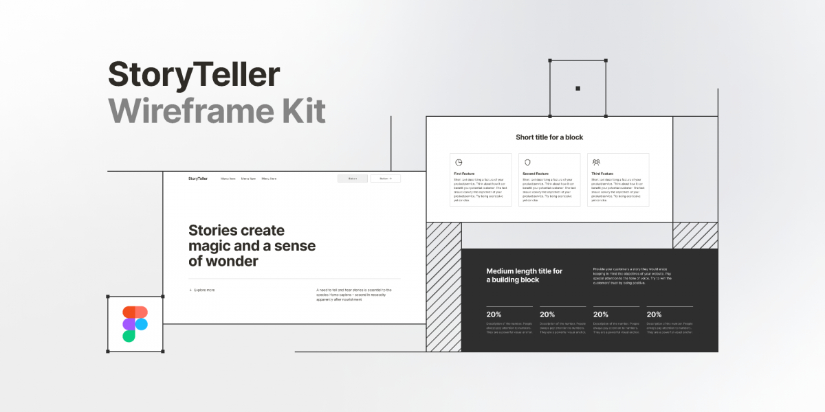 Figma Wireframe Kit Demo