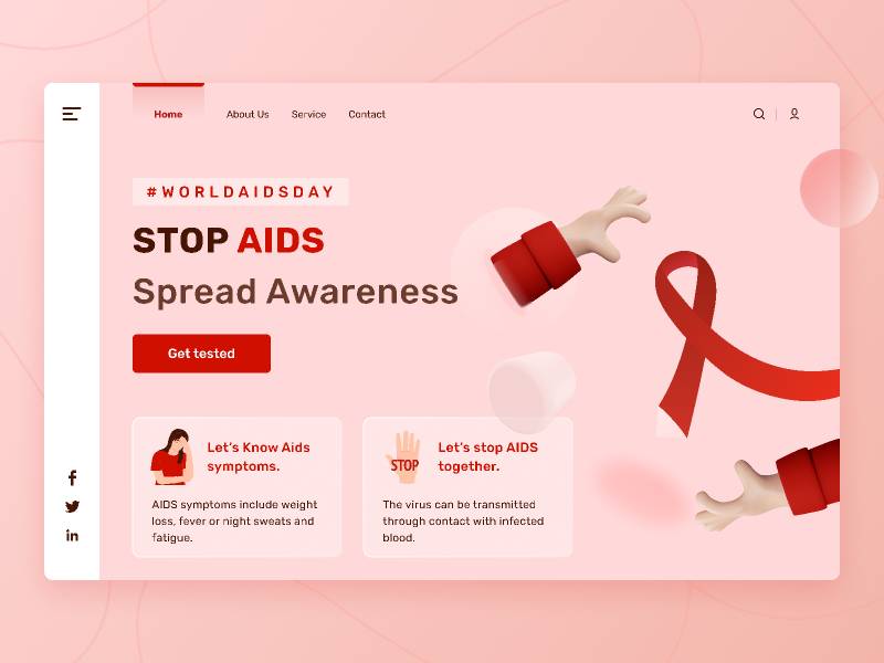 Figma World Aids Day - Landing Page Concept