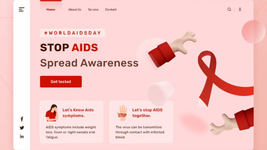 Figma World Aids Day - Landing Page Concept