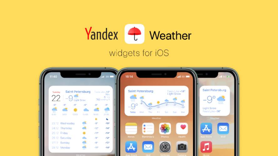 Figma Yandex Weather Widget