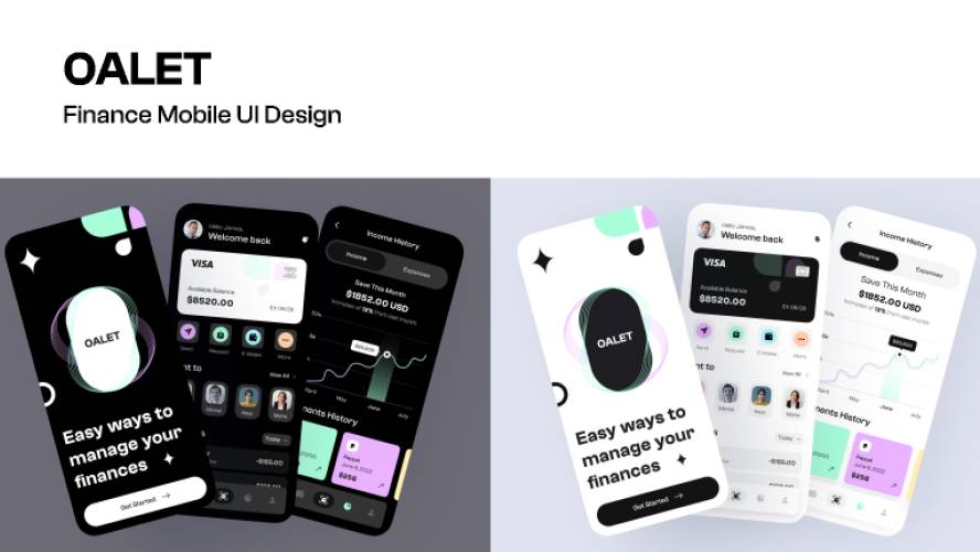 Finance App Design - Free Figma Mobile Template