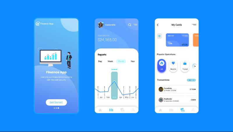 Finance App Figma Mobile Template