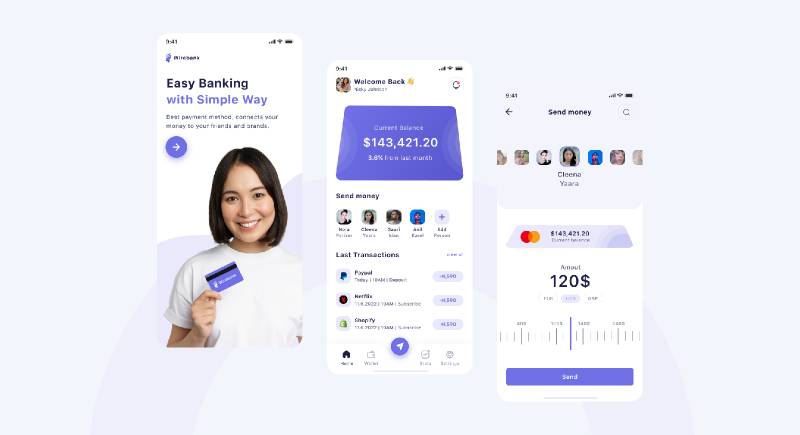 Finance App Figma Mobile Template