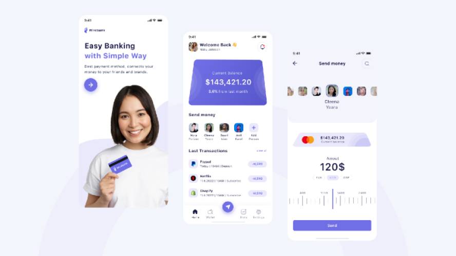 Finance App Figma Mobile Template