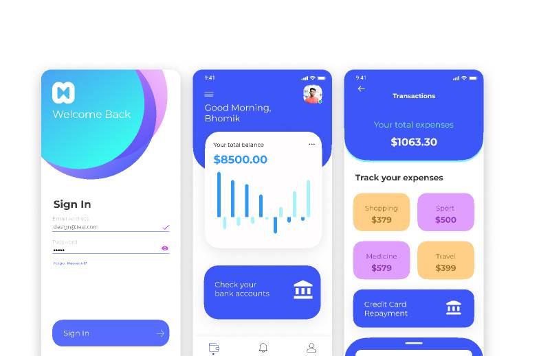 Finance Application Figma Mobile App