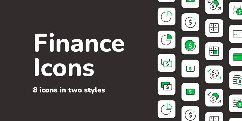 Finance Icons Figma Free Download