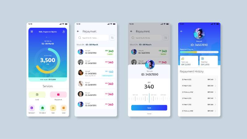 Financial App - Free Figma Mobile Template