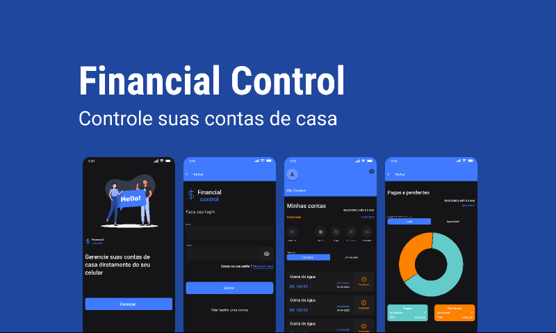 Financial Control Figma Mobile Free Download
