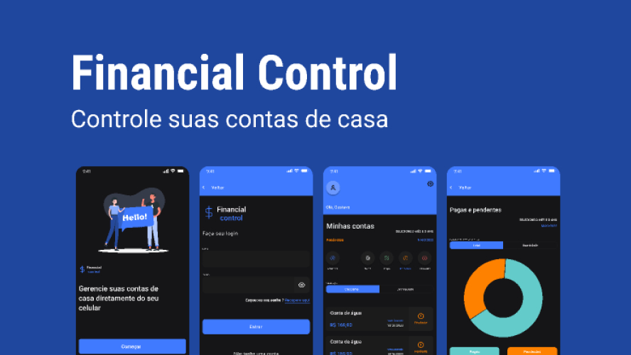 Financial Control Figma Mobile Free Download