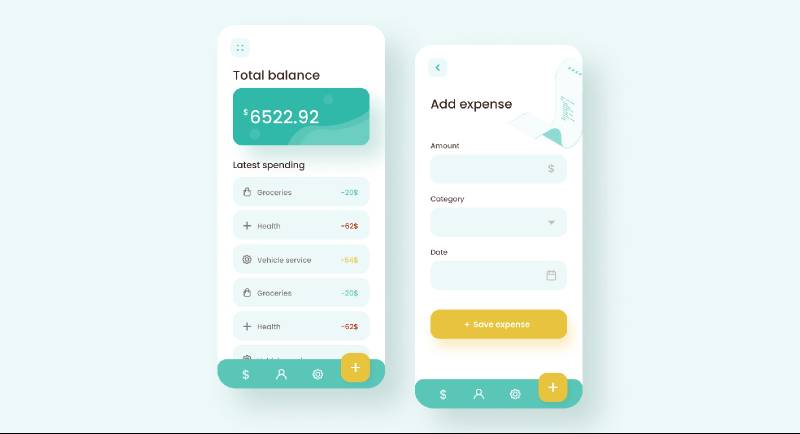 Financial Manage Figma Mobile App