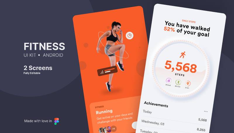 Fitness App Figma UI Kit