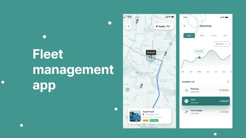 fleet app management figma ui kit