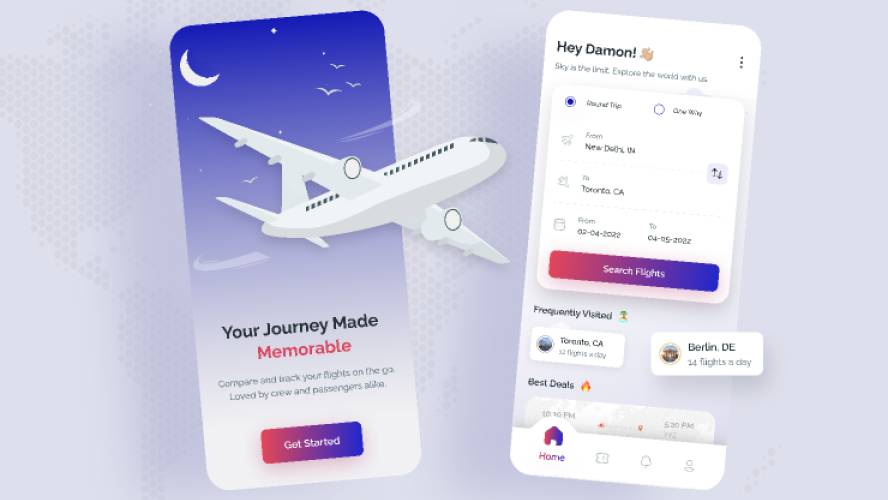Flight Booking App Figma Concept