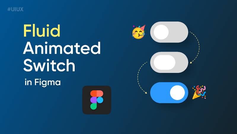 Fluid Animated Switch design Figma Ui kit