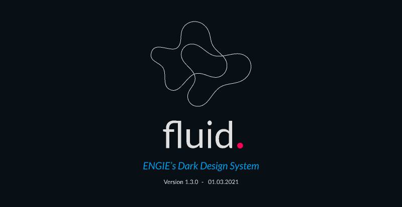 fluid design system dark figma