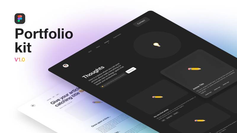 Folify Portfolio Kit Figma Free