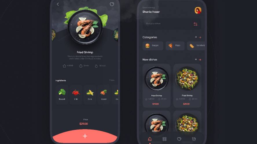 Food app delivery - Mobile App Figma Template