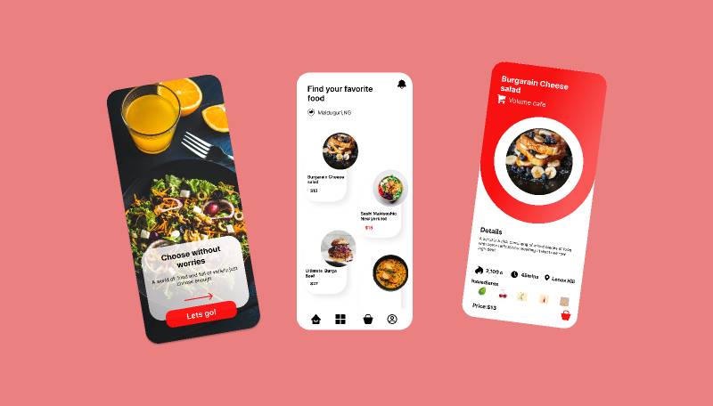 Food App Figma Mobile Template
