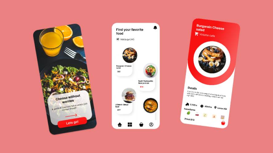 Food App Figma Mobile Template