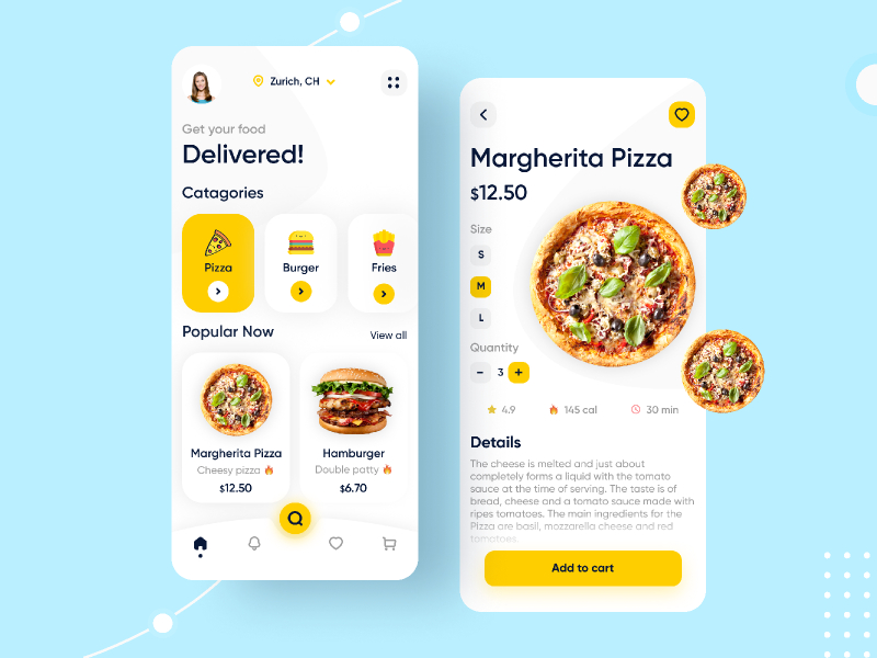 Food Delivery App Figma