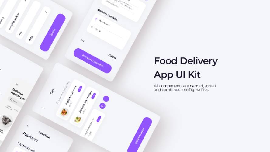 Food Delivery Figma Mobile App