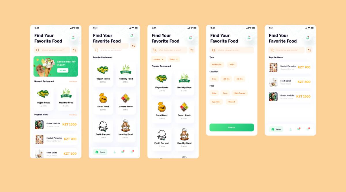 Food Delivery Figma Mobile Template