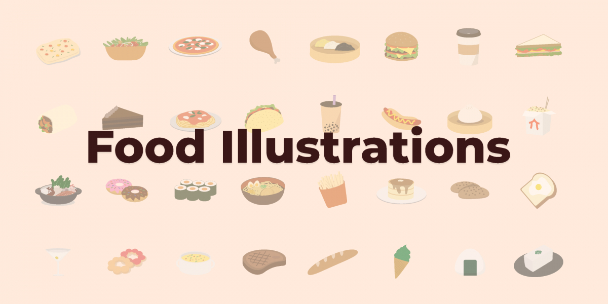 Food Illustrations design figma