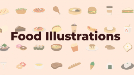 Food Illustrations design figma