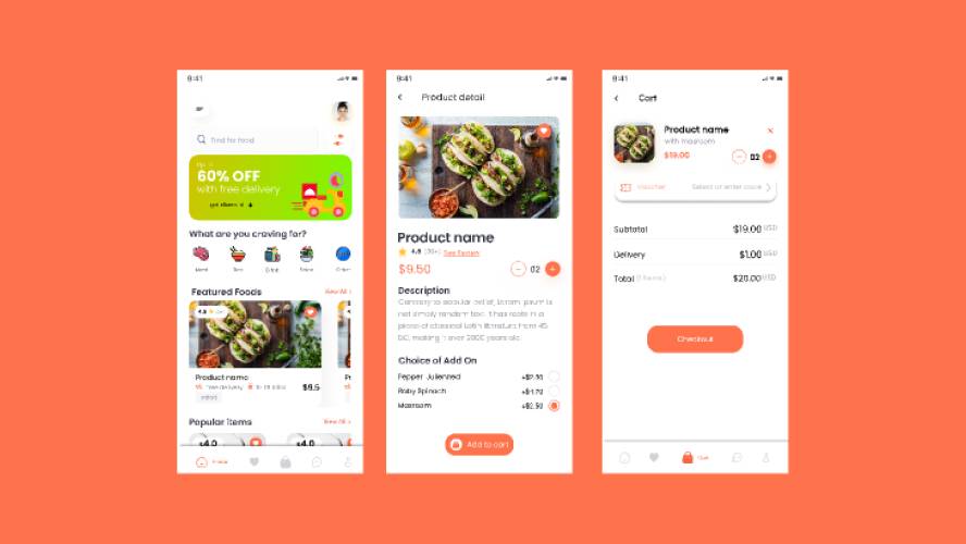 Food Order Apps Mobile Figma Template