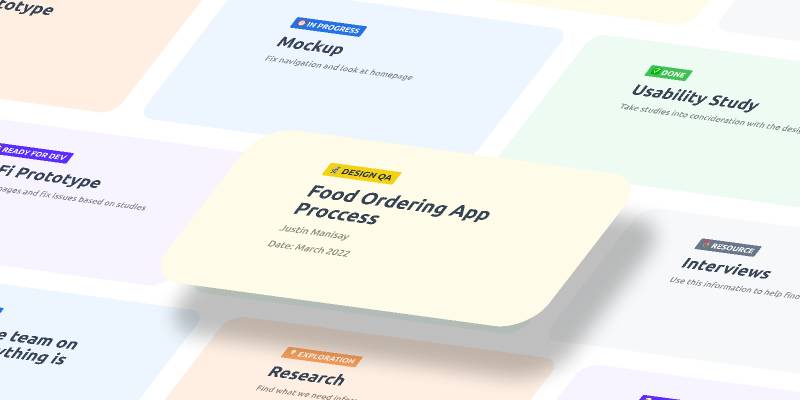 Food Ordering App Figma Template