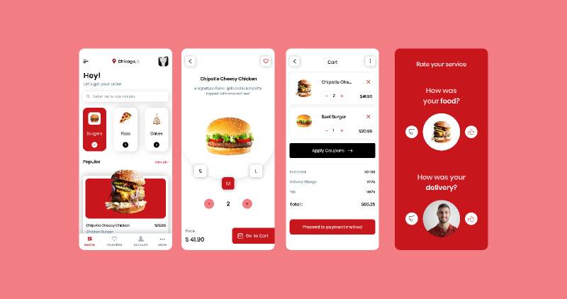 Food Ordering Mobile App Kit Figma Mobile Template