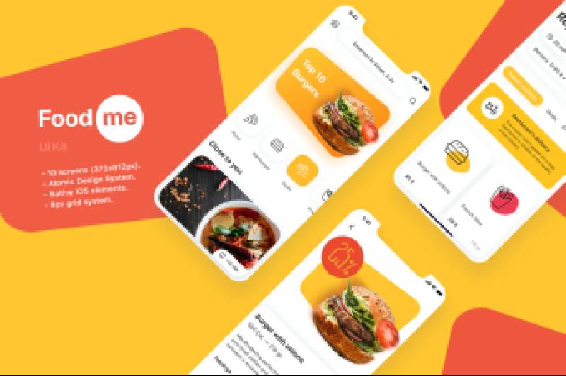 Foodme UI Kit Figma Template