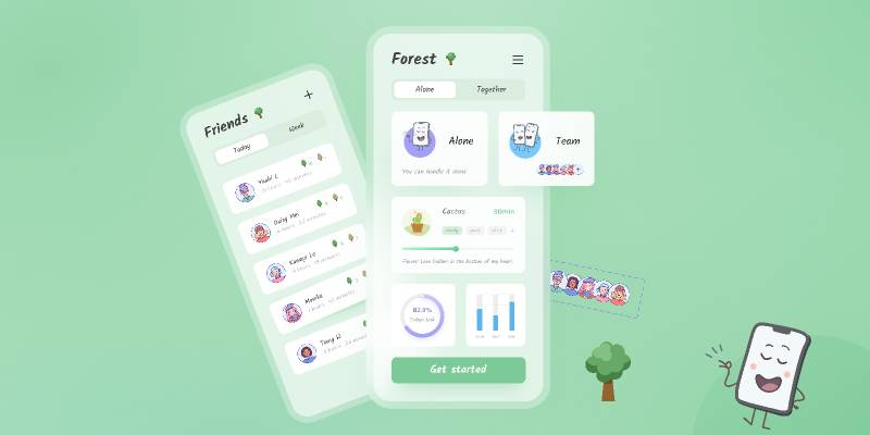 Forest Figma Mobile App