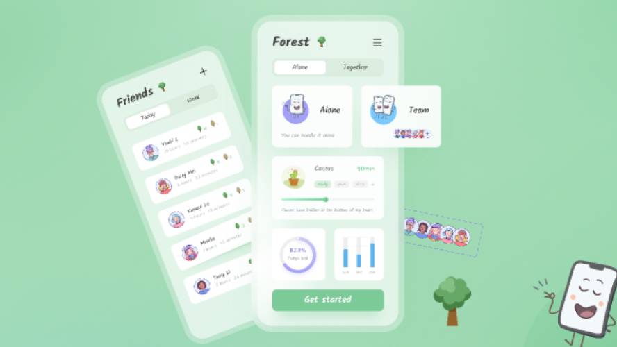 Forest Figma Mobile App