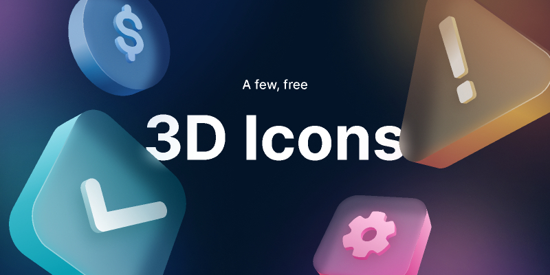 Free 3D Icons Figma Template