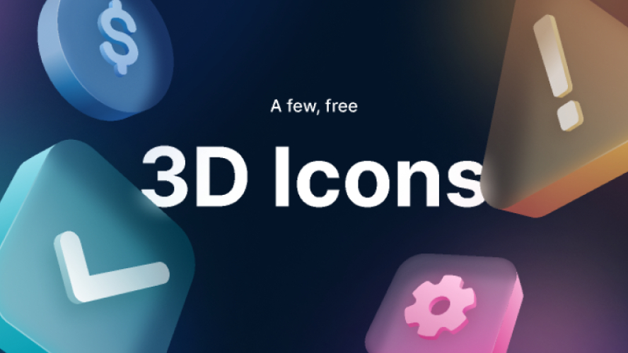 Free 3D Icons Figma Template