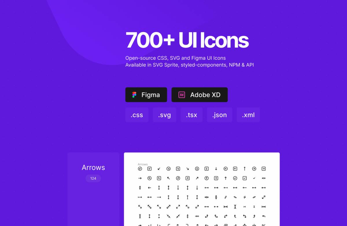 Free 700 Ui icons Figma