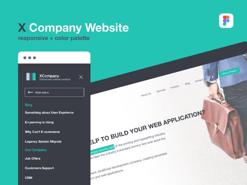 Free company website (one page)