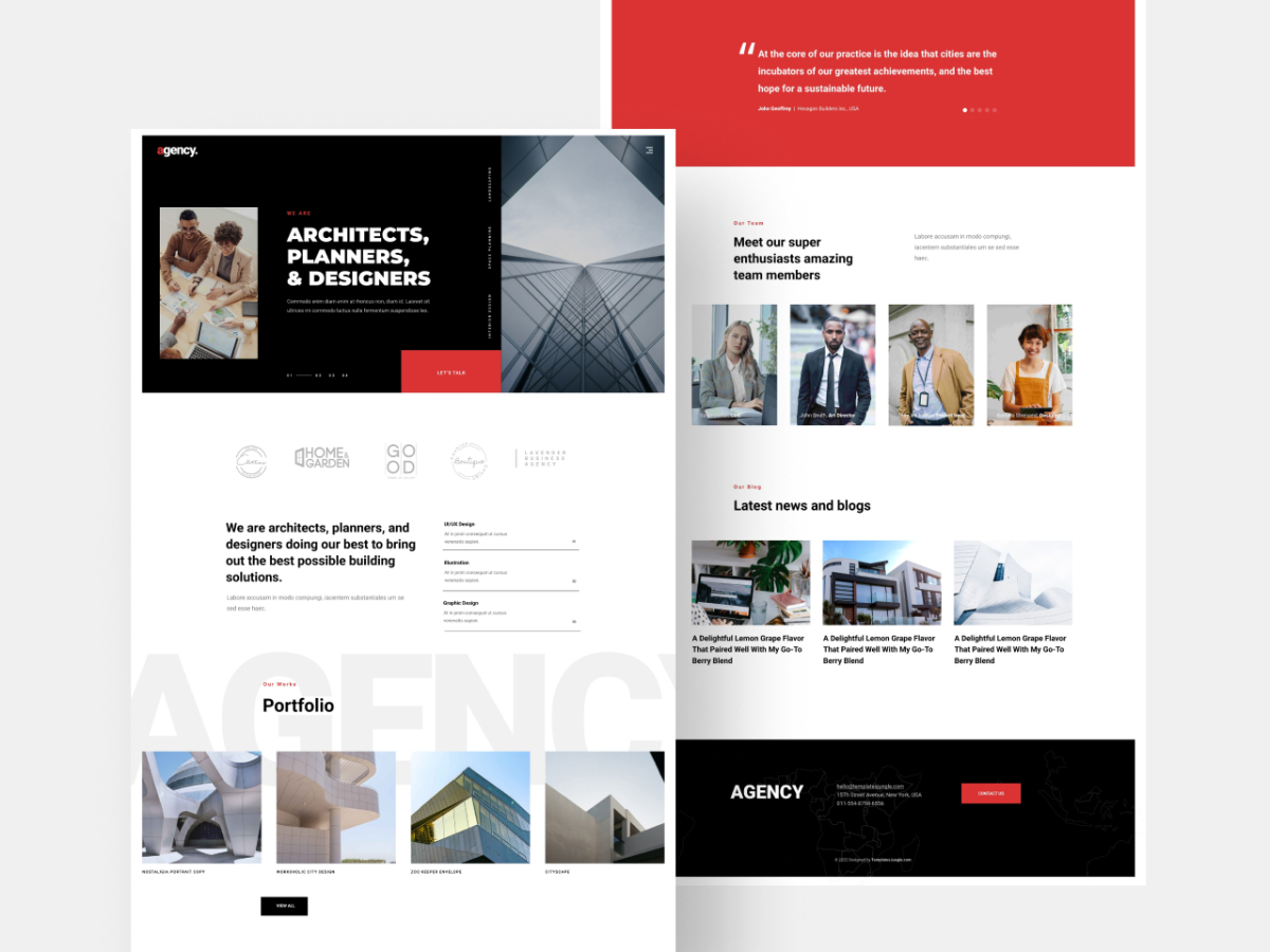 Free Corporate Figma Web Design Template