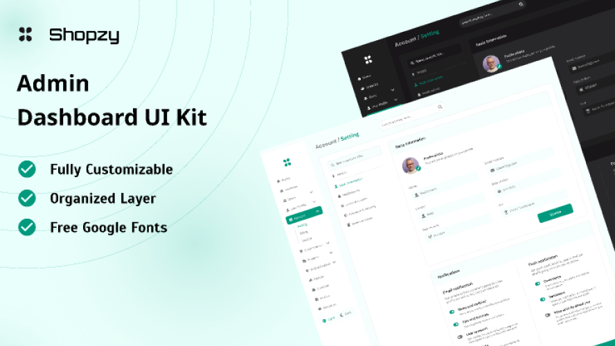 Free Dashboard UI Kit Figma Template