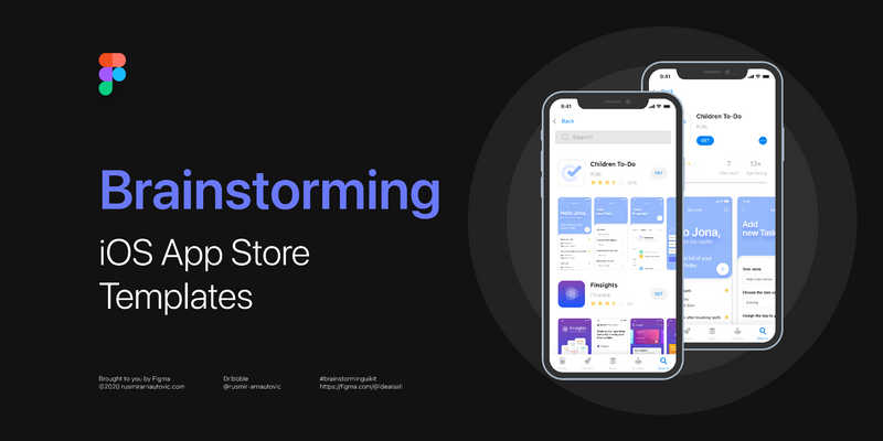 Free download Brainstorming App Store Templates