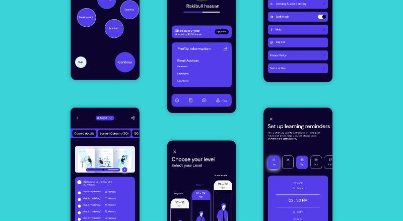 Free Education App Figma Template