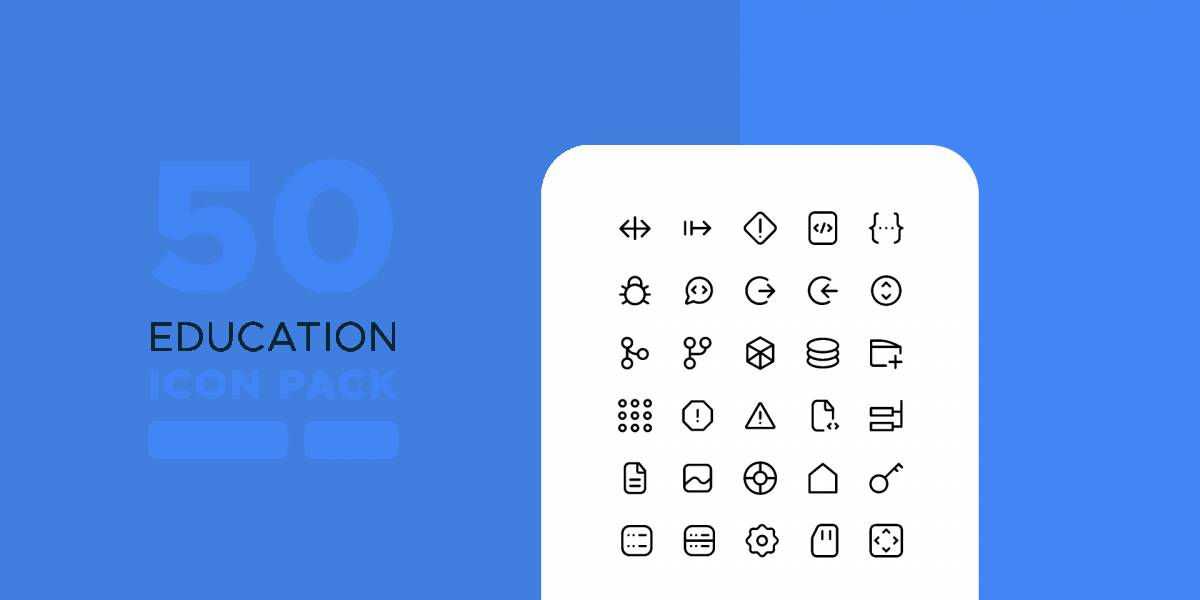 Free Education Icon Pack Figma Template
