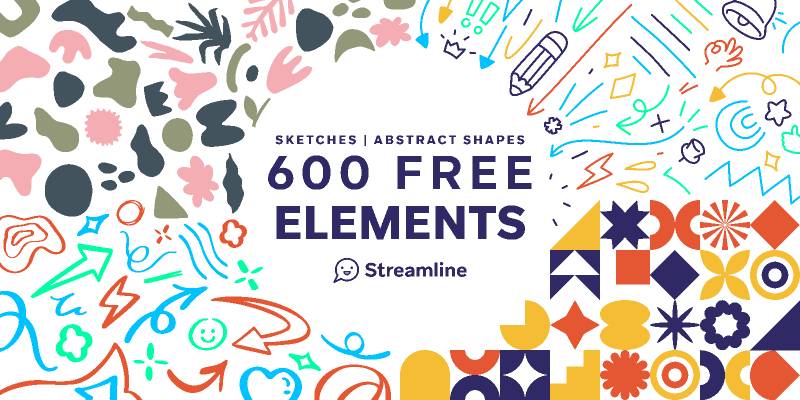 Free Elements (Shapes, Sketches) Figma Template