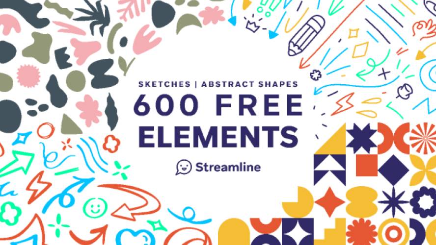 Free Elements (Shapes, Sketches) Figma Template
