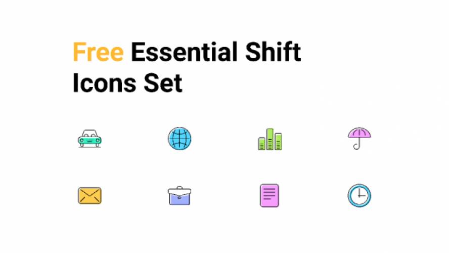 Free Essential Shift Figma Icons