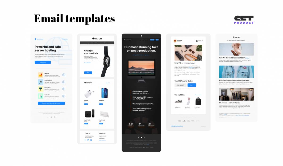 Free figma Email Templates