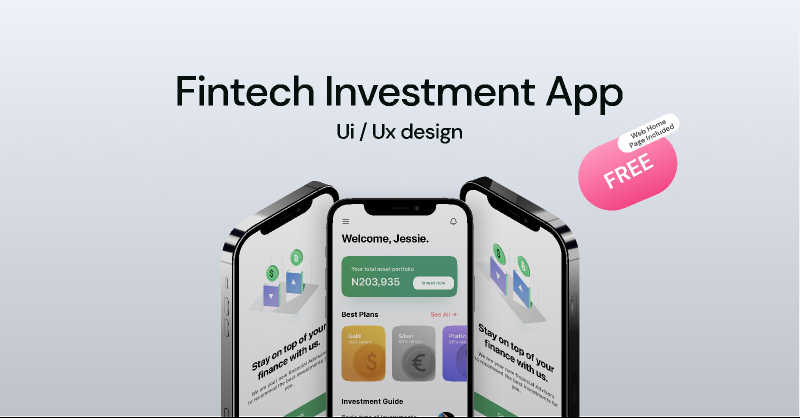 Free Figma Invest App App design